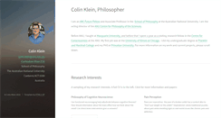 Desktop Screenshot of colinklein.org